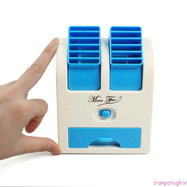mini fan air conditioner مینی کولر رومیزی USB