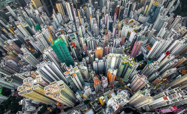 تصاویر/ هنگ‌کنگ از دریچه دوربین پهپاد