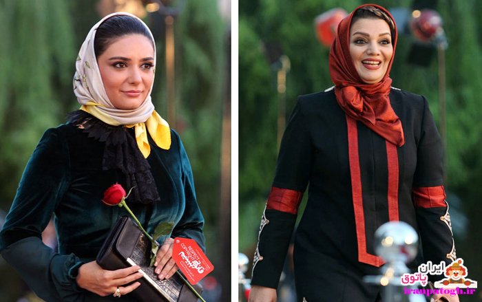 همسر بازیگران مدل لباس بازیگران مدل آرایش بازیگران جشن حافظ 95 تصاویر جشن حافظ