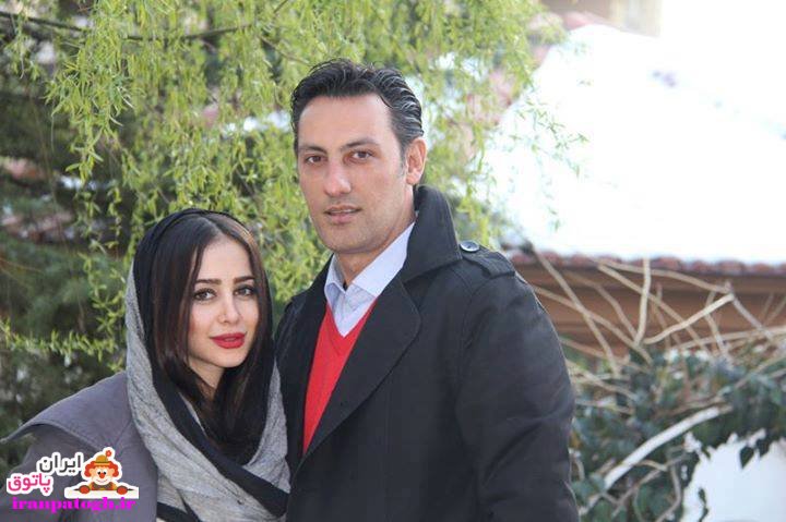 عکس بی حجاب الناز حبیبی و همسرش 