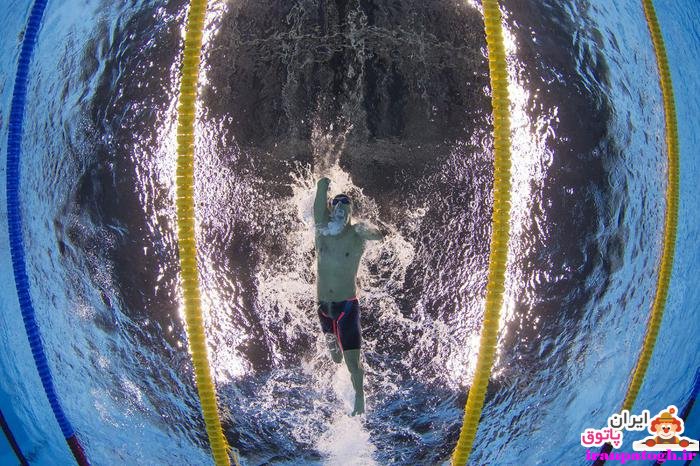 دانیل دیاز از برزیل در شنا آزاد 200 متر مردان رقابت می کند