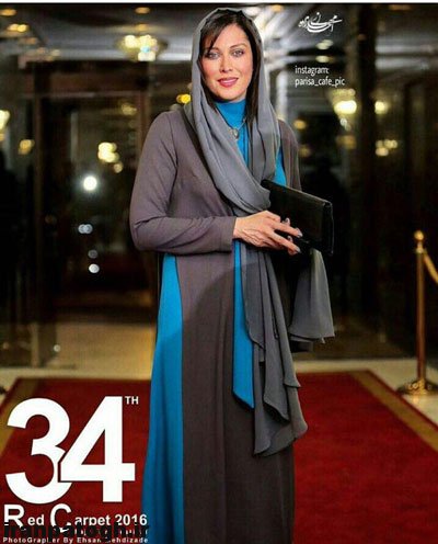 مهتاب کرامتی در افتتاحیه جشنواره ۳۵ فیلم فجر