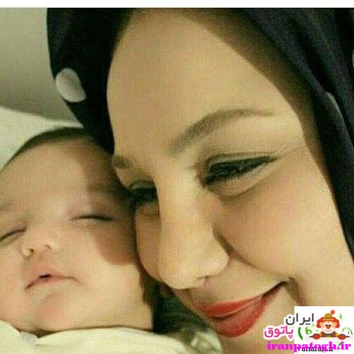 عکس بهنوش بختیاری لحظه مادر شدن این بازیگر خوشگل ایرانی