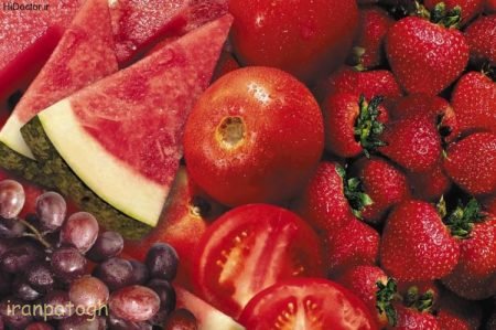 سلامت قلب با میوه های قرمز ,توصیه به مصرف میوه های قرمز, و تضمین سلامتی با مصرف خوراکیهای دوستدار قلب , پیشگیری از سکته قلبی , مواد غذایی مفید قلب