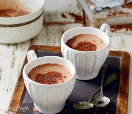 طرز تهیه شکلات داغ غلیظ و خامه ای نوشیدنی شکلاتی لذیذ