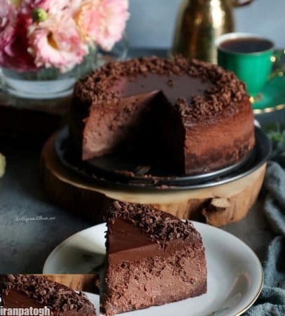 طرز تهیه چیز کیک شکلاتی تنوری