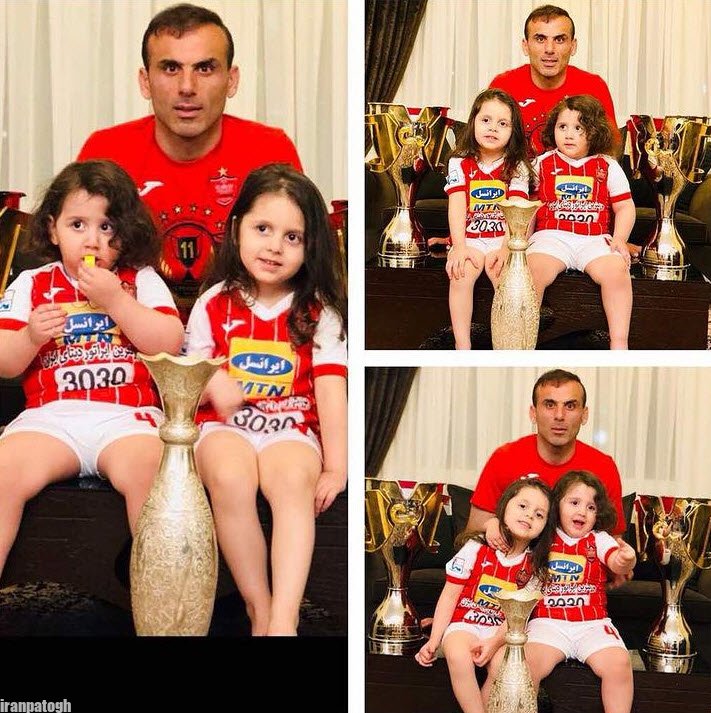 سیدجلال حسینی با دخترانش