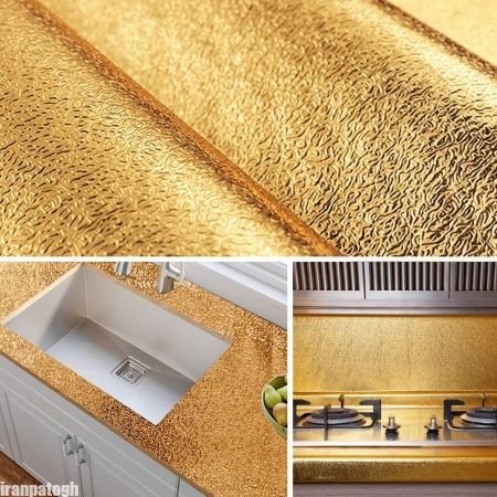 اندازه فویل کابینت طلایی رنگ چقدر است؟